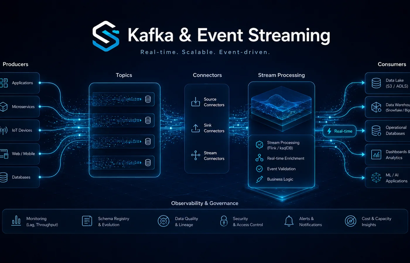 Kafka streaming case study visual